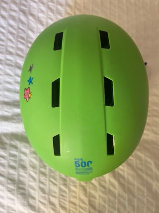 Casco de esquí infantil Wedze verde