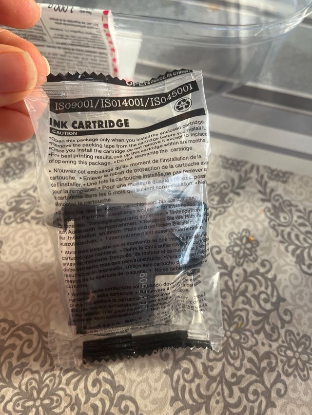 Cartucho tinta negra