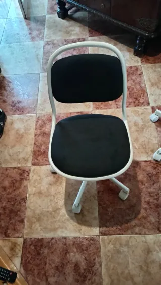 2 Sillas de Escritorio Niños Negras