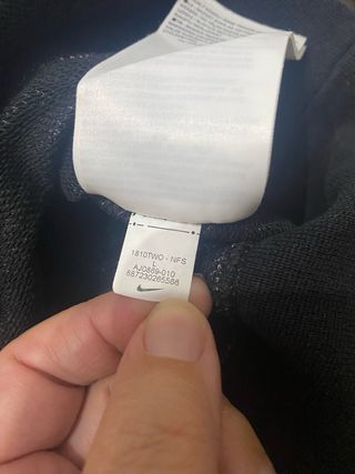 Sudadera Nike Gris sin capucha