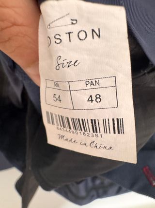 Traje Boston Azul con Corbata