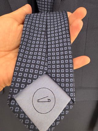 Traje Boston Azul con Corbata
