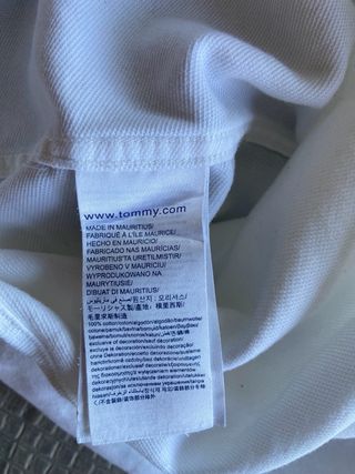 Tommy Hilfiger camicia bianca uomo