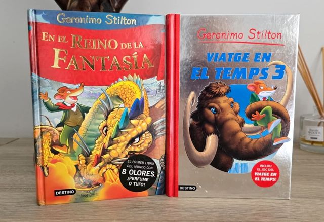 Libros Geronimo Stilton (Catalán y Castellano)