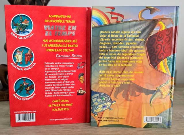 Libros Geronimo Stilton (Catalán y Castellano)