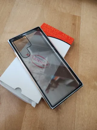 Custodia Samsung S22 Ultra Anti Peeping Argento