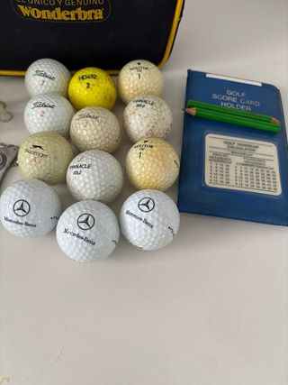 Bolsa Golf con 12 Bolas, Picas y Marcador