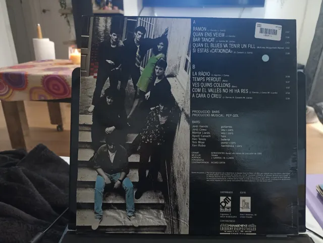 Primer disc del grup Bars en vinil