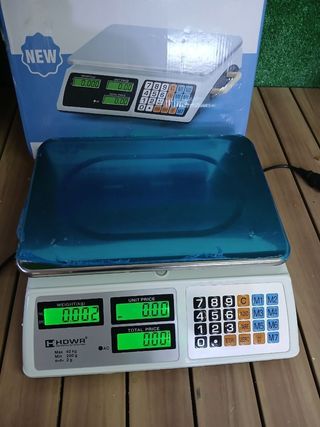 Báscula electrónica precio LCD