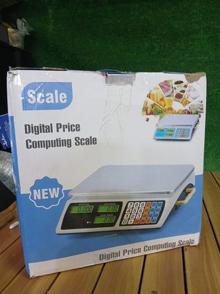 Báscula electrónica precio LCD