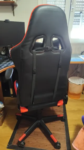 Silla Gaming Negra y Roja