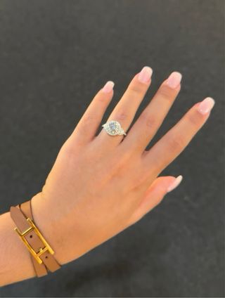 Anillo Diamantes 2,63ct Certificado HRD