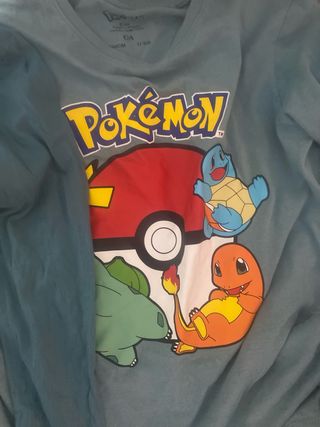 Lote Camisetas Manga Larga Pokémon