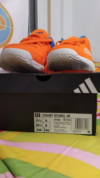 Zapatillas Adidas Balonmano Talla 39 1/3 Naranja