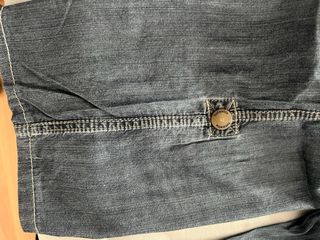 Vaqueros de pinzas azules