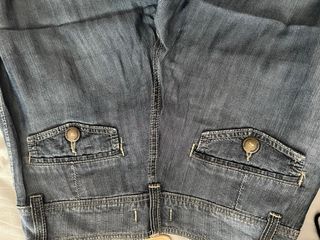 Vaqueros de pinzas azules