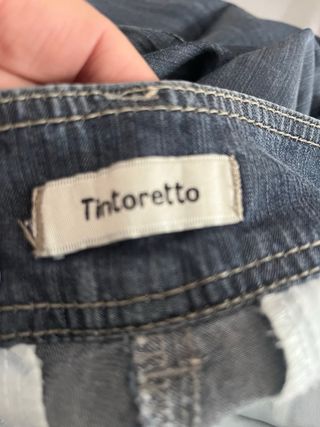 Vaqueros de pinzas azules