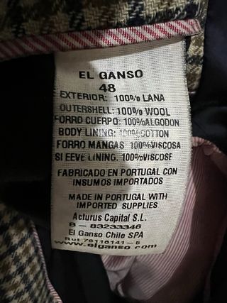 Chaqueta El Ganso Talla 48