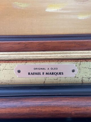 Quadro Pintado a Óleo Flores Rafael Marques