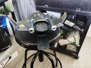 Quinjet Vengadores con Figuras Spiderman Iron Man