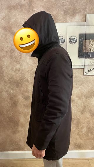 Abrigo Jack & Jones Talla L Negro