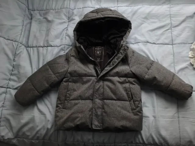Chaqueta niño gris jaspeada capucha de Springfield