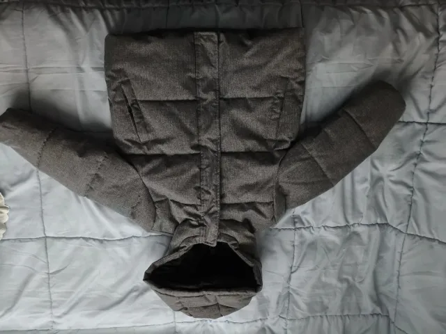 Chaqueta niño gris jaspeada capucha de Springfield