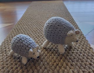 Ouriços Amigurumi Crochet Bonecos
