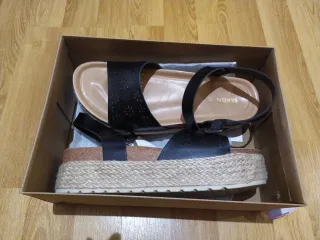 Sandalias Senda Negras Talla 39