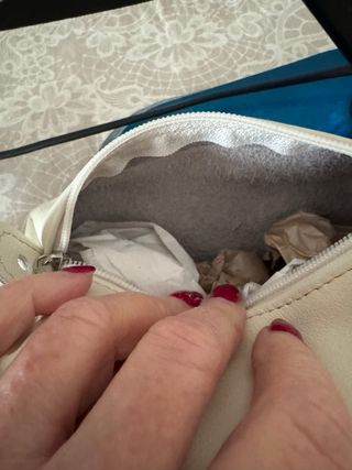 Pochette color panna