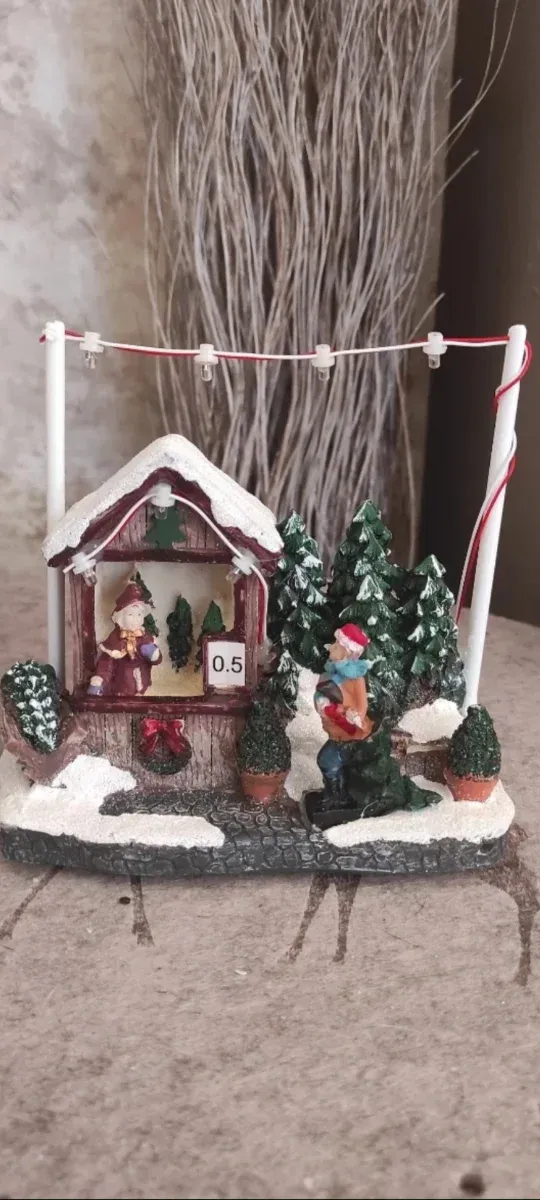 Cena Natalina com Figuras