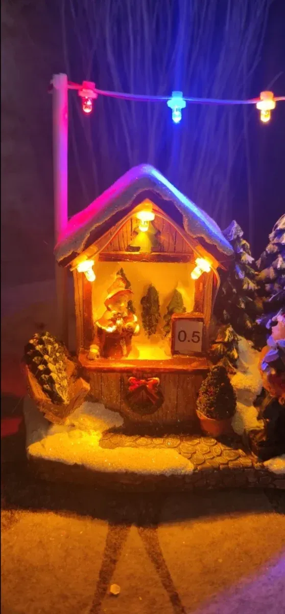 Cena Natalina com Figuras