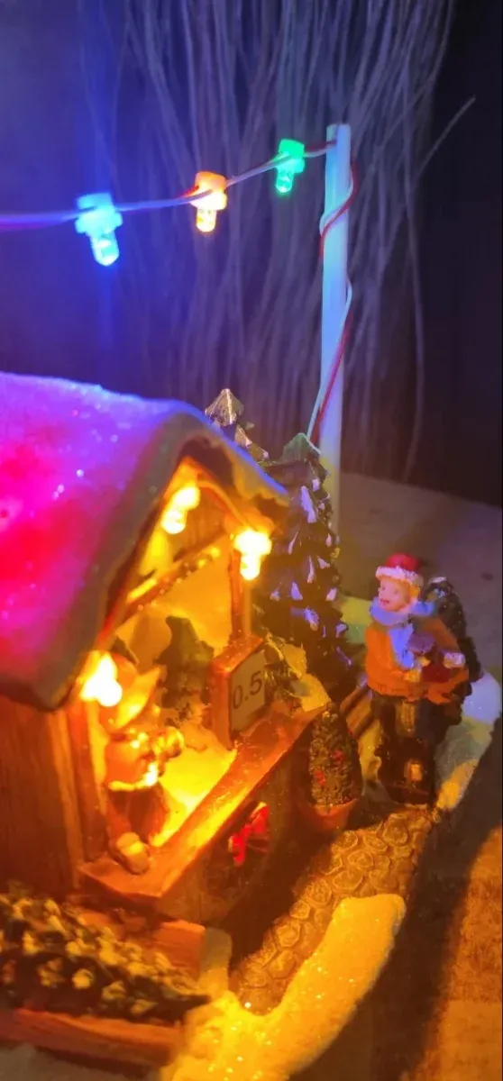 Cena Natalina com Figuras