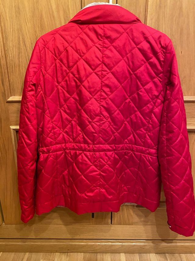 Chaqueta reversible Massimo Dutti azul y rojo