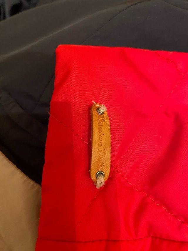 Chaqueta reversible Massimo Dutti azul y rojo