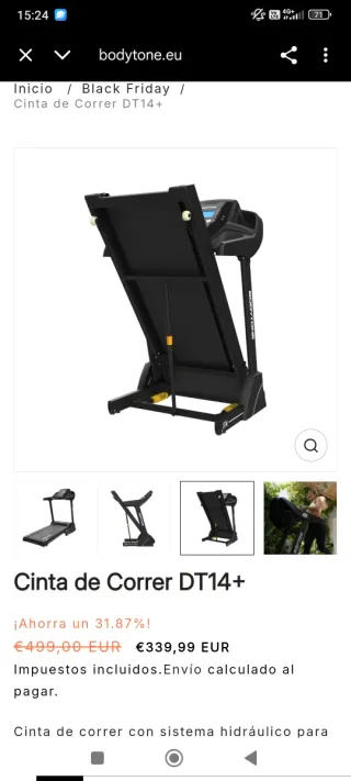 Cinta de Correr Bodytone DT14+