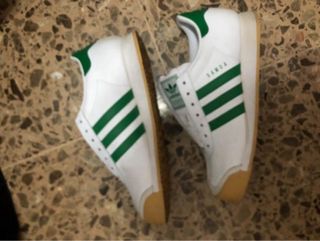 Zapatillas Adidas Samoa Blancas y Verdes