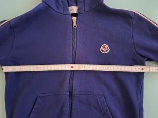 Felpa Moncler con cappuccio e zip 12 anni 152 cm
