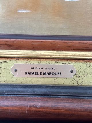 Quadro Pintura a Óleo Flores Rafael Marques