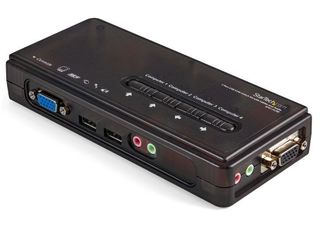 Juego de Conmutador Switch KVM VGA y Audio USB 2.0