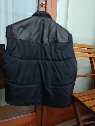 Gilet in vera pelle vintage unisex
