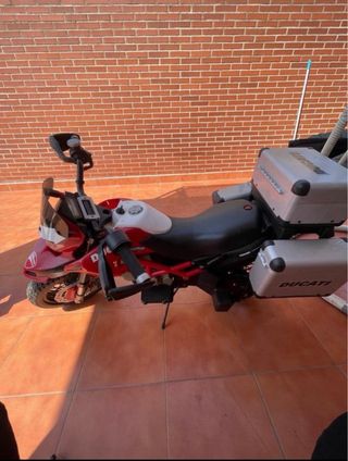 Moto Ducati Enduro Infantil Roja