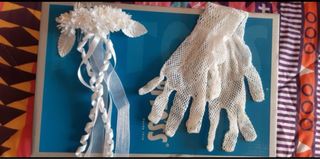 Conjunto de comunión blanco