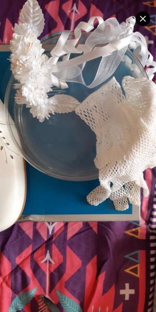 Conjunto de comunión blanco