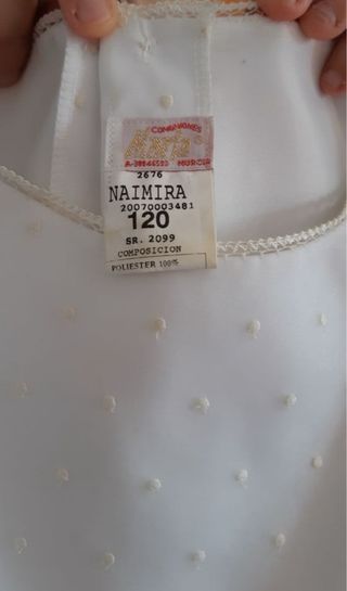 Conjunto de comunión blanco