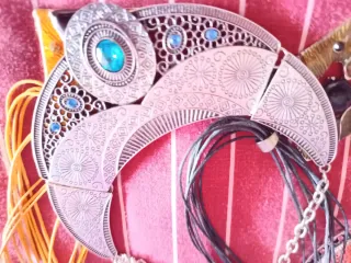 Bisutería varios colores rosa y plata