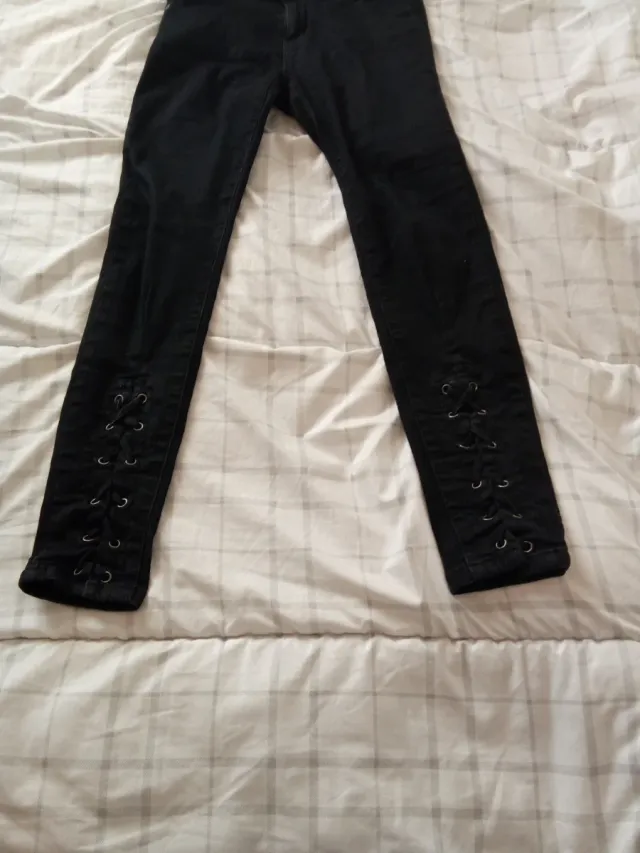 Pantalón vaquero mujer negro