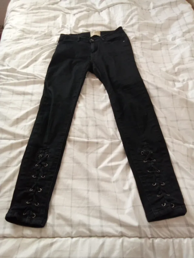 Pantalón vaquero mujer negro