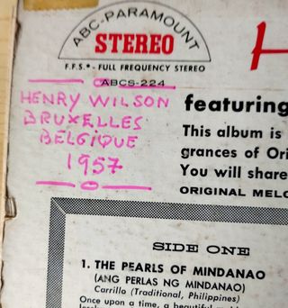 Disco Vinilo. Hi-Fi in an Oriental Garden