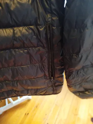 Parka plumífero Quechua negra T.XL